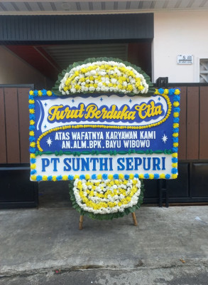 Papan Bunga Duka di Garut Kota